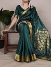 YNF7903 Raw Silk With Zari Weaving Work Sarees Suppliers In India